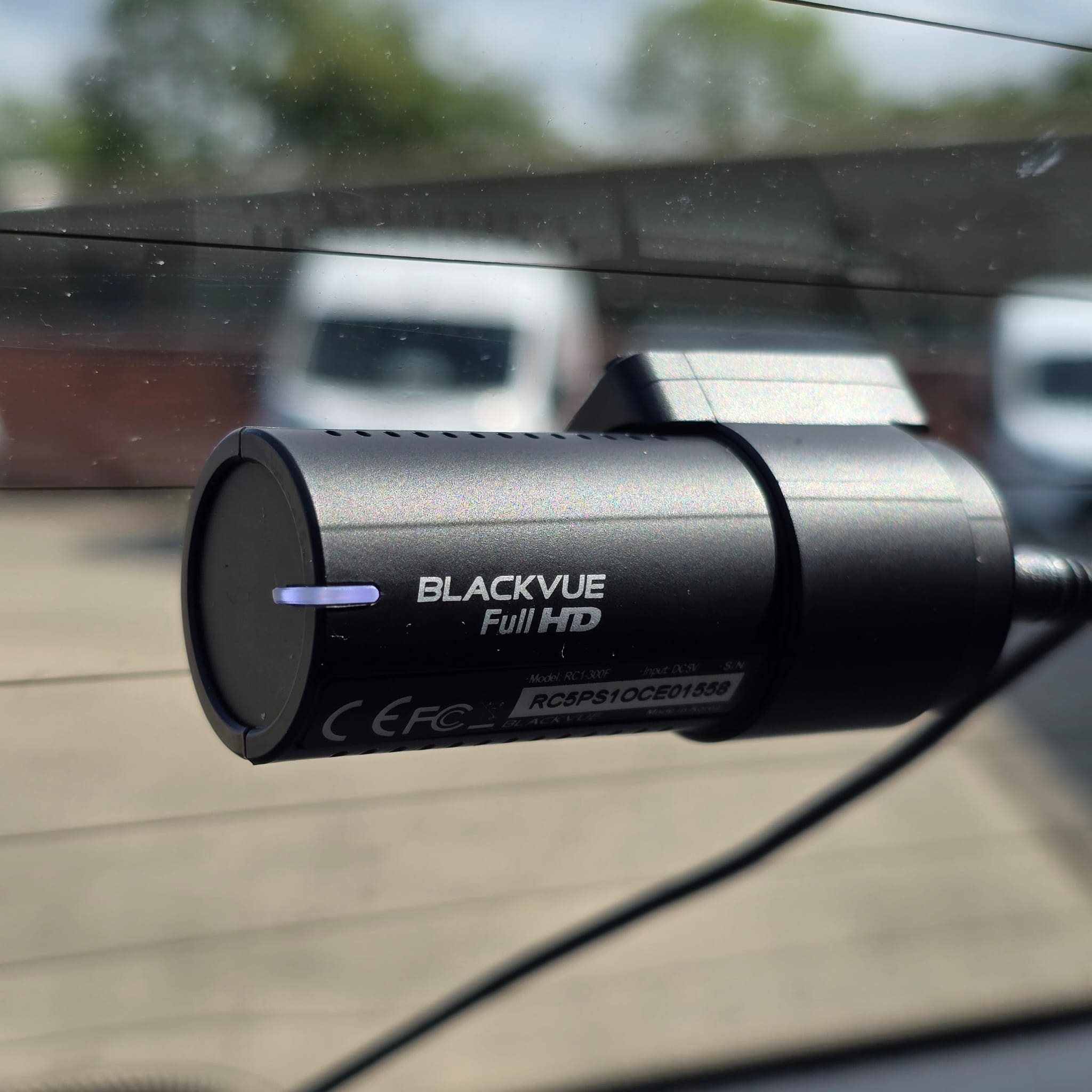 2023 VW Polo reverse camera retrofit with OEM badge camera and BlackVue front rear dash cam fitted