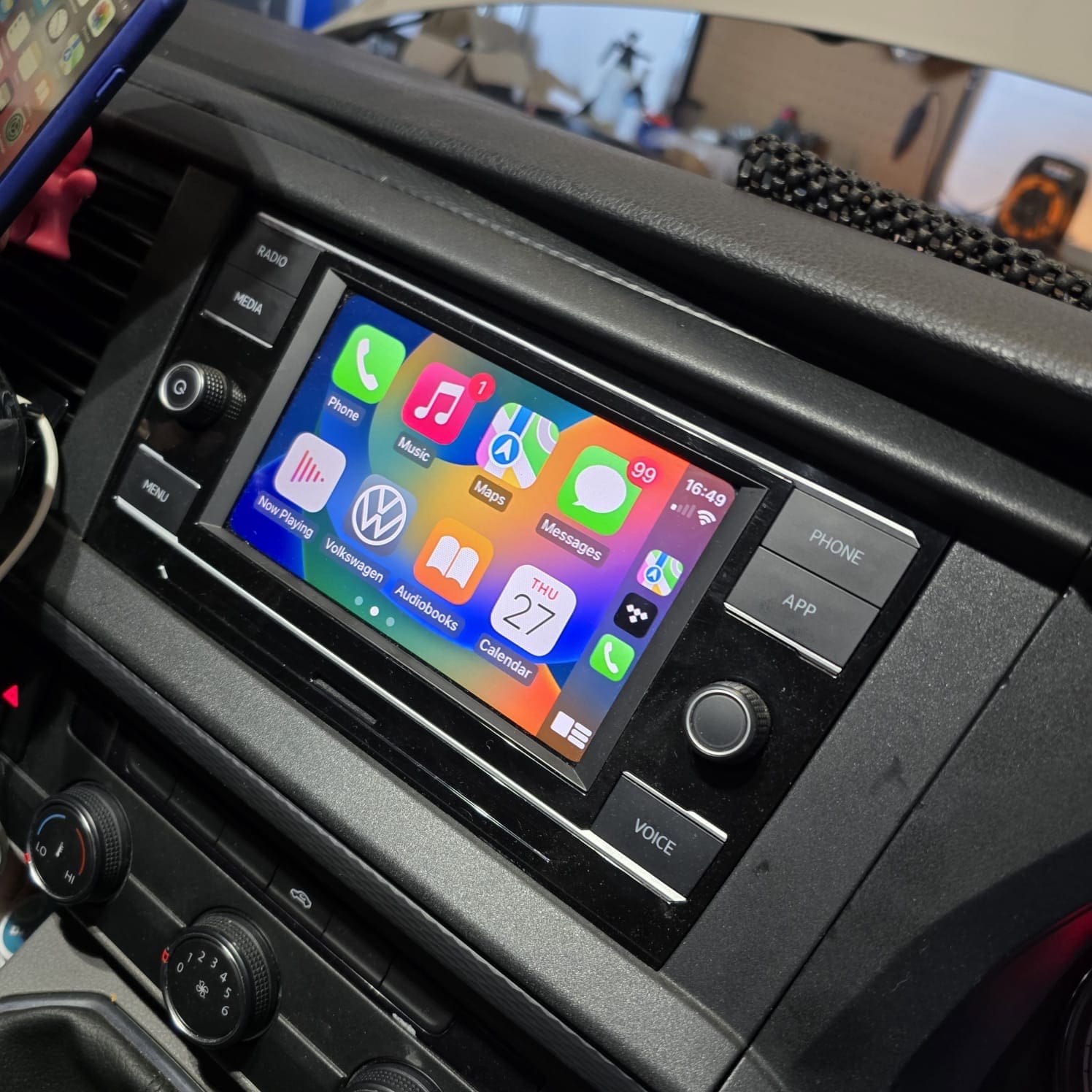 VW T6.1 App Connect activation in progress