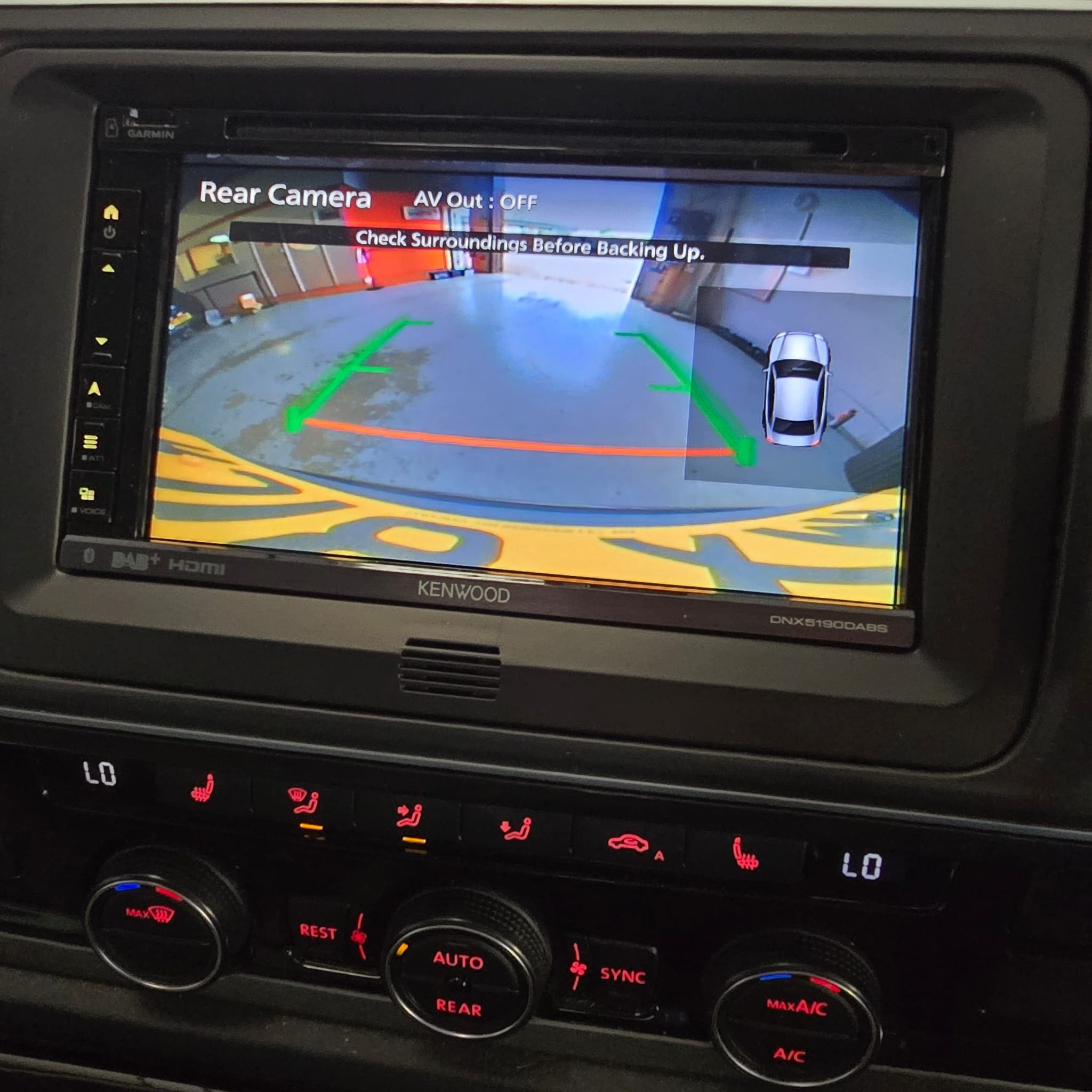 Volkswagen Transporter T6 KenwoodDNX5190DABS installation with built in sat nav and neat fitted finish