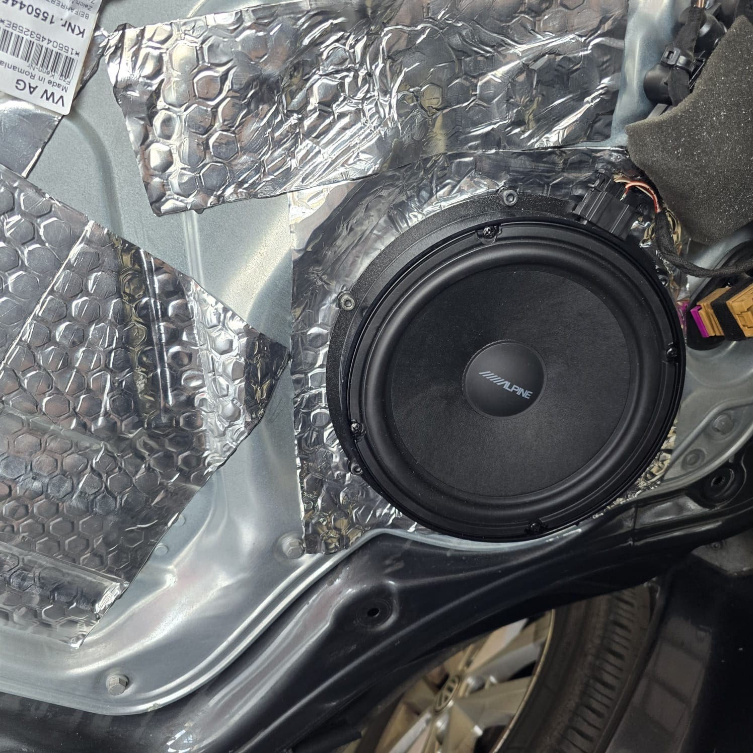 VW T6 Alpine Upgrade and Blue-Stitched Wheel Retrofit