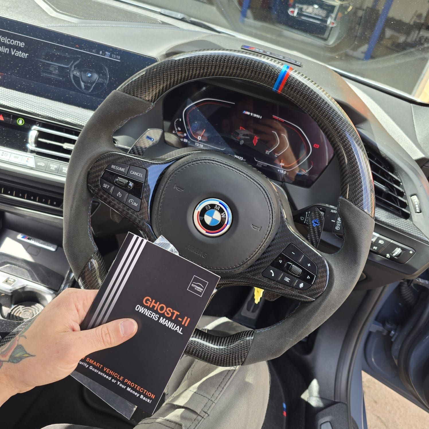 BMW-M135i-Ghost2-immobiliser-OEM-installation